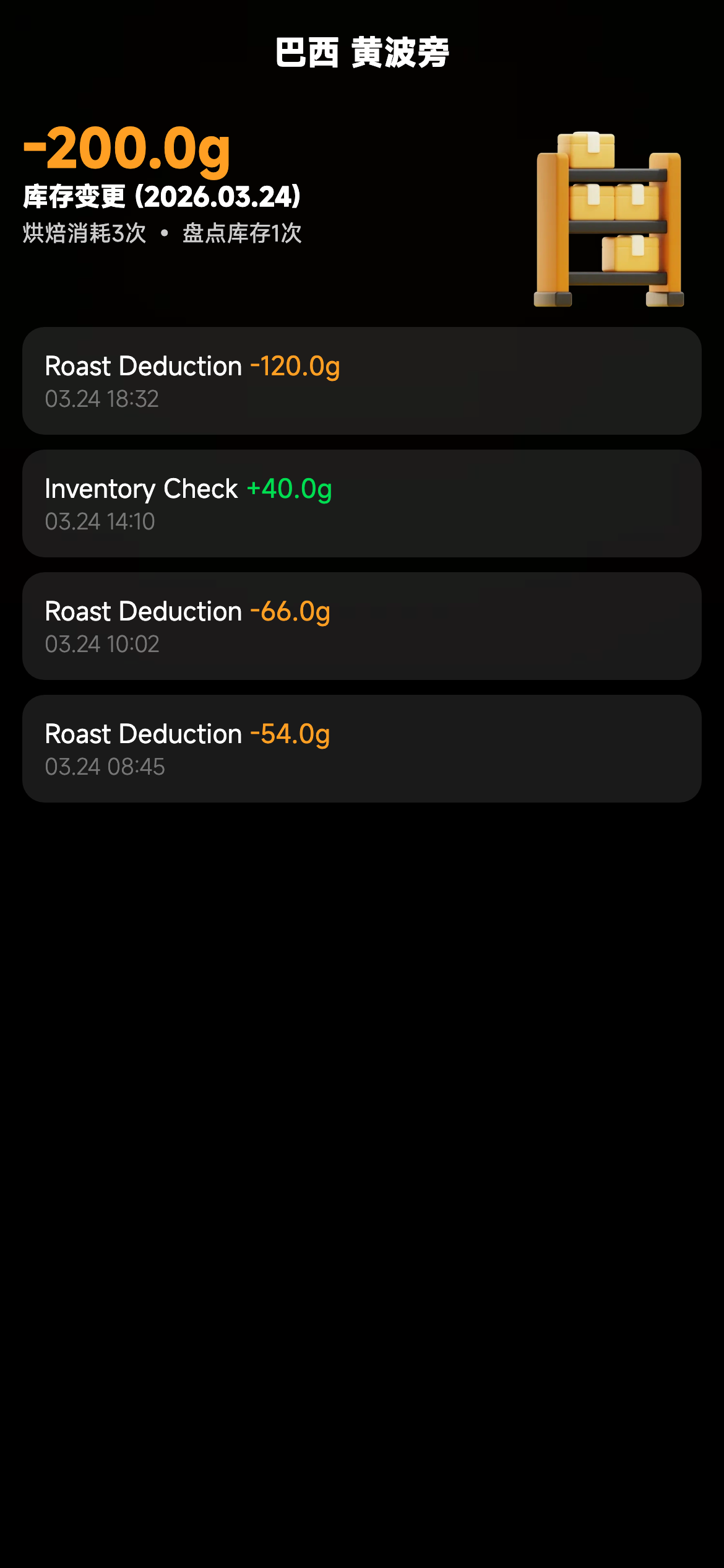 库存明细与流程页